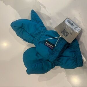NWT Patagonia Kids' Teal Mittens